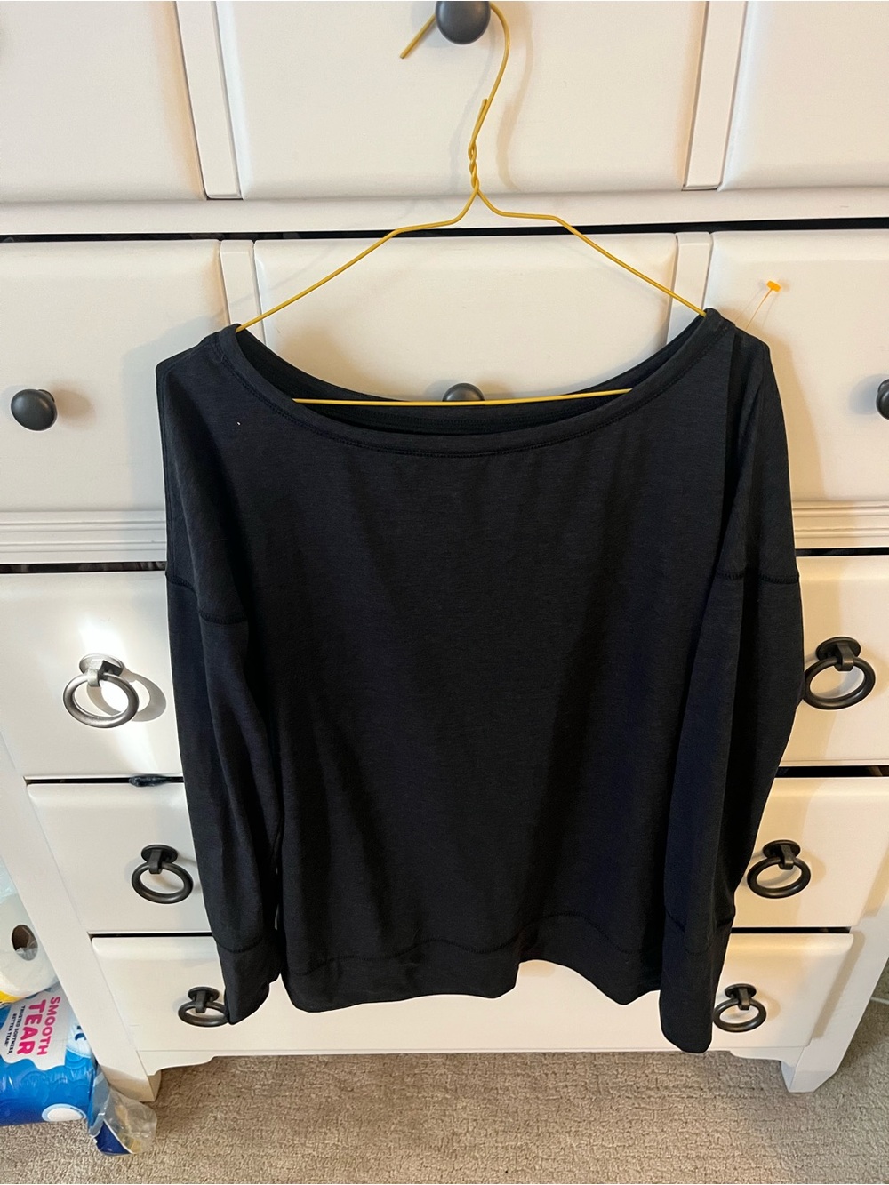 GAP Black Boatneck Sweatshirt